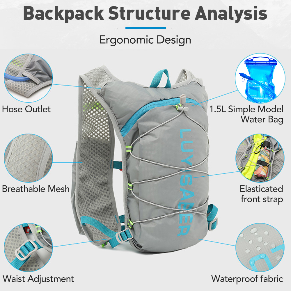 5L Ultra-light Hydration Vest  - Cycling Commuter Backpack Waterproof review and price