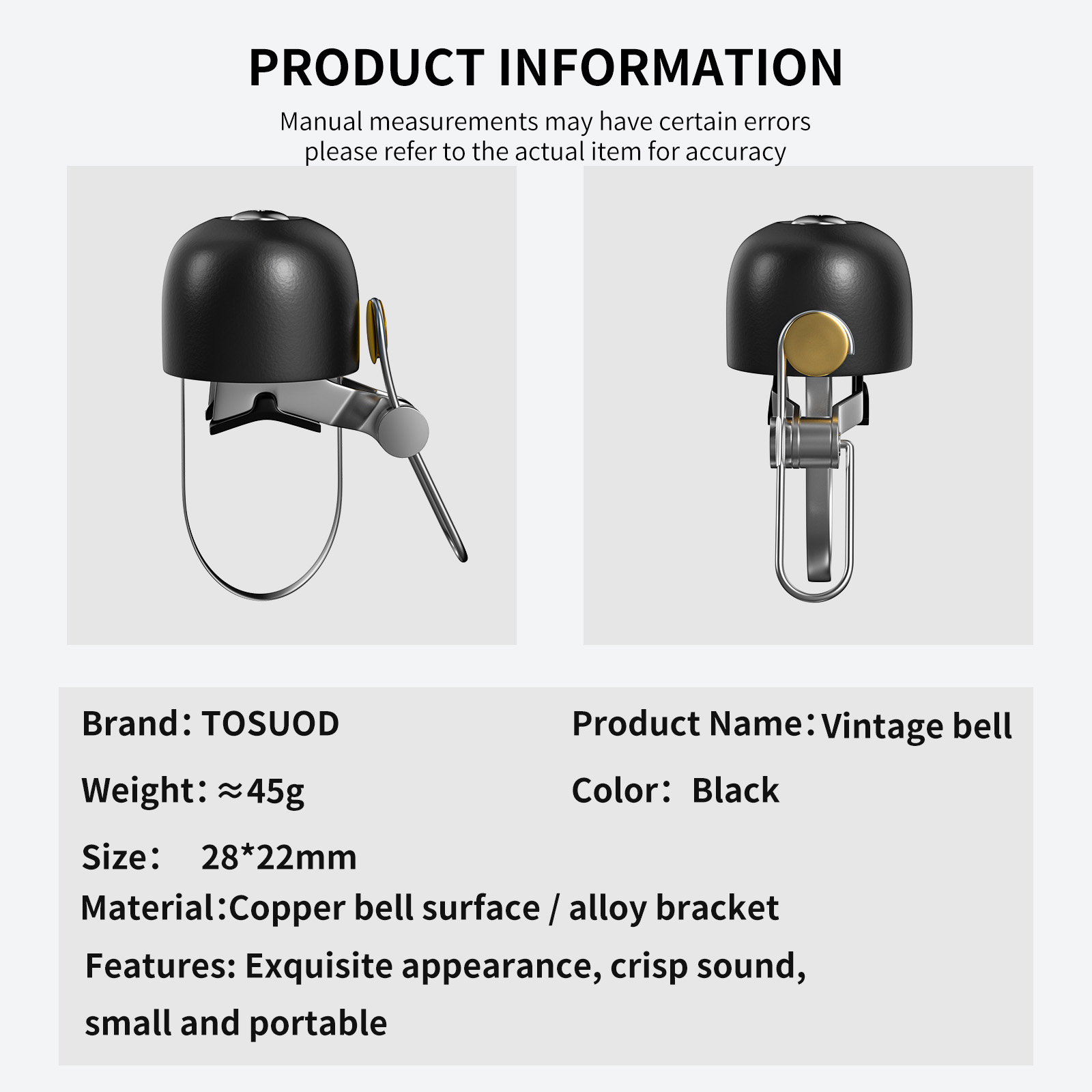Bicycle Bell Retro Classical C - Bell Handlebar Ring review and price