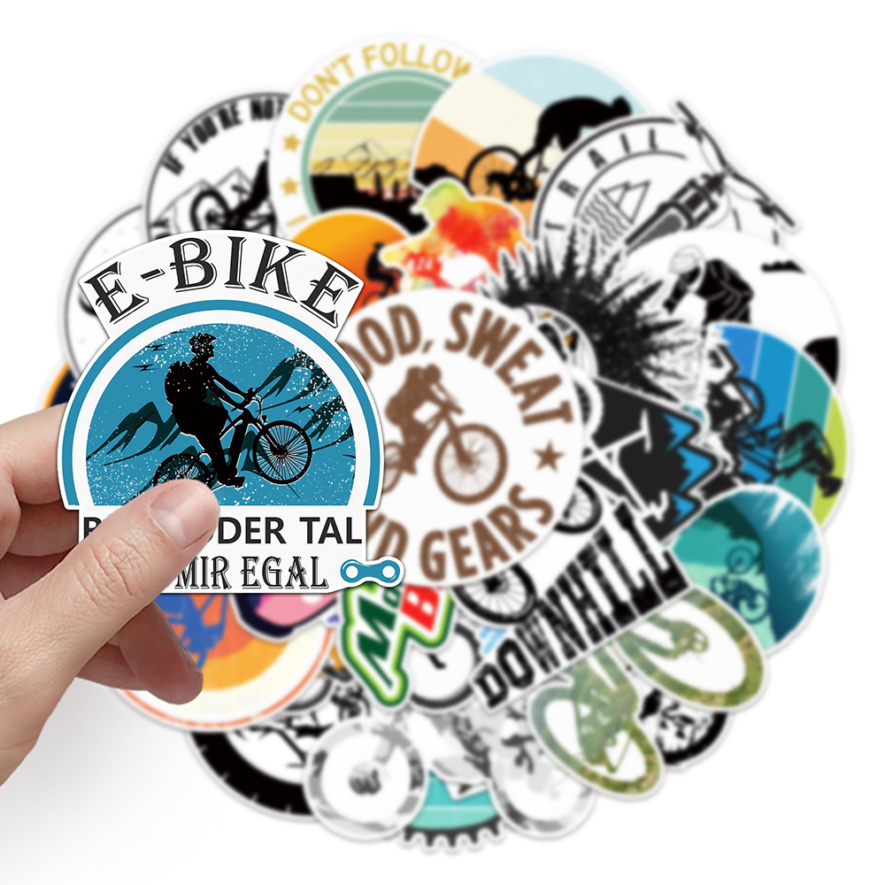 10/30/50pcs Cool Cartoon Bicyc - Cycling Journey review and price