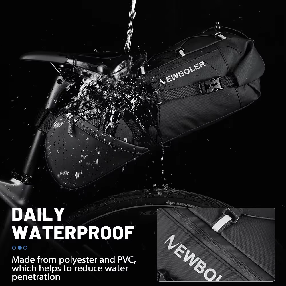 NEWBOLER 18L Bike Saddle Bag W - Cycling Commuter Backpack Waterproof review and price
