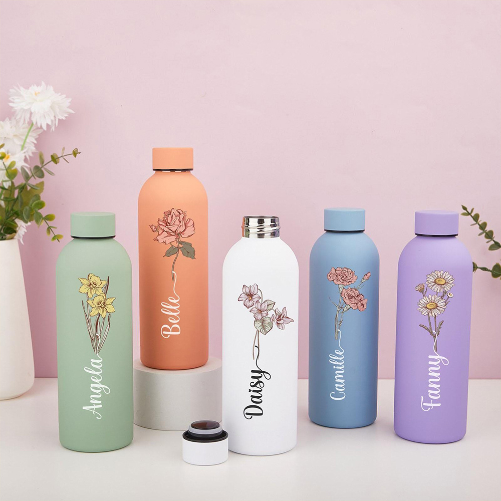 Customized floral water bottle - Commuting By Bike review and price