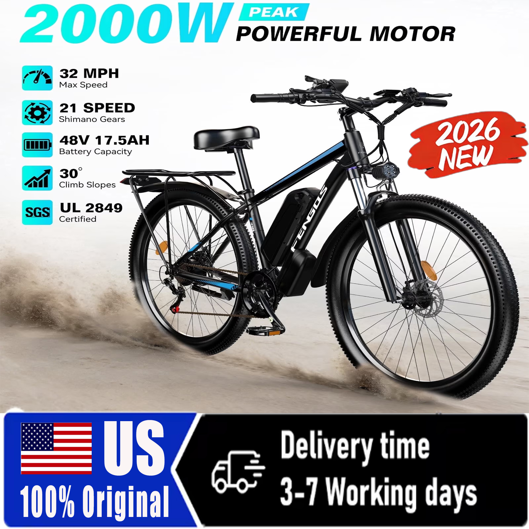 FEANGQS Q8 2000W adult electri - Cycling Commute Distance review and price