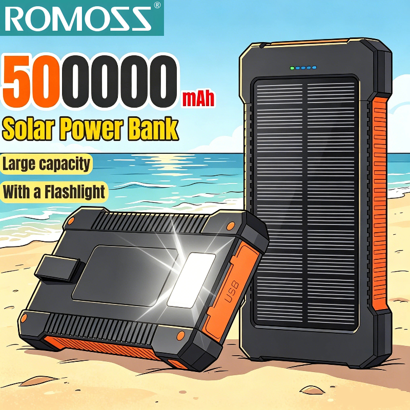 ROMOSS 500000mAh Solar Power B - Usb Charger Dynamo review and price