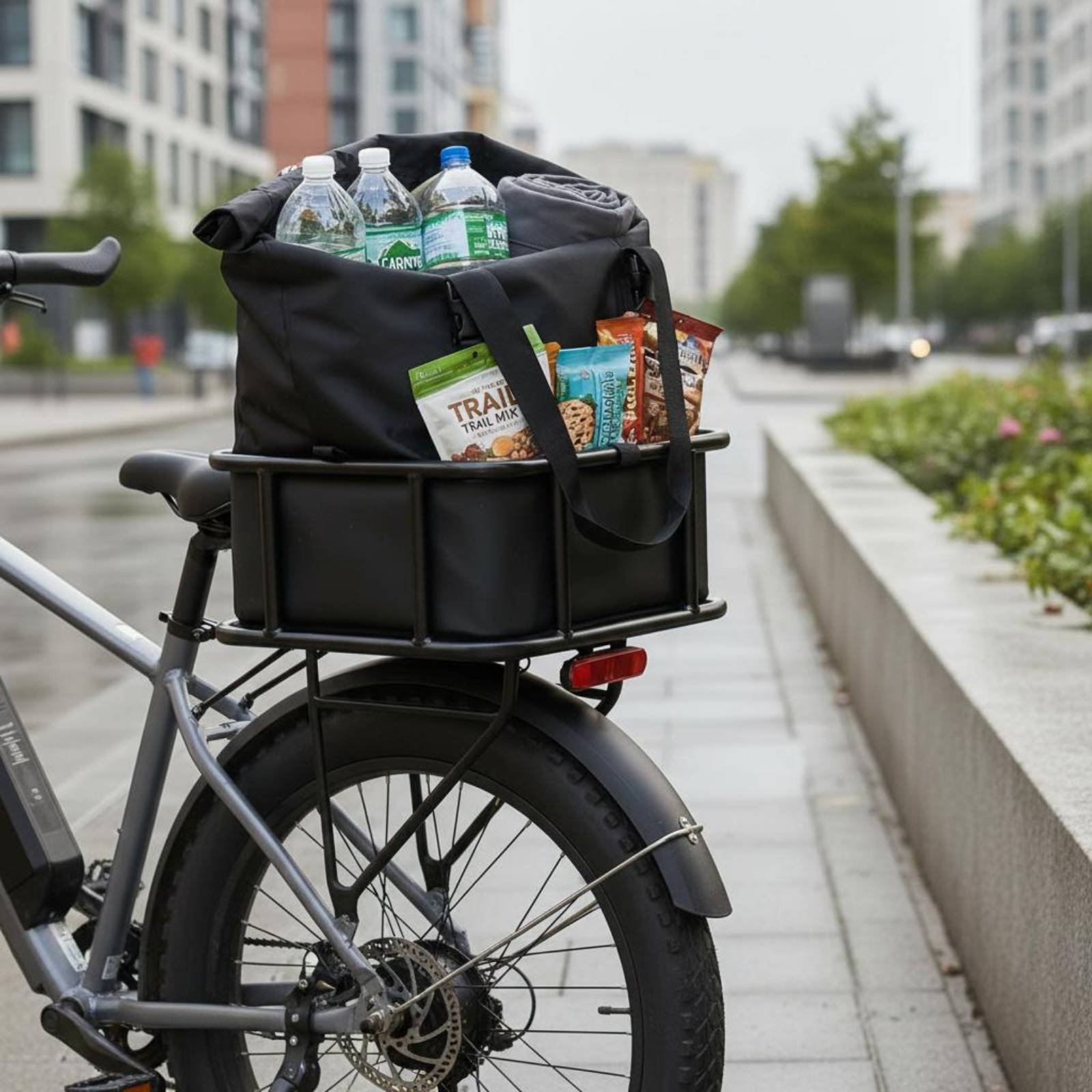Electric Bike Basket Bag Dustp - Cycling Commute Gear review and price