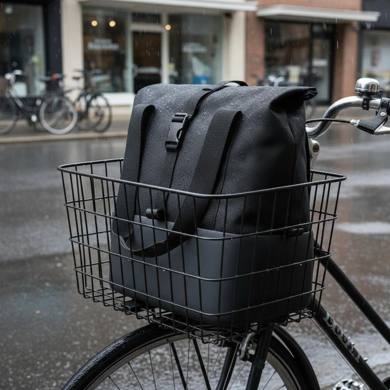 Electric Bike Basket Bag Dustp - Cycling Commute Gear review and price