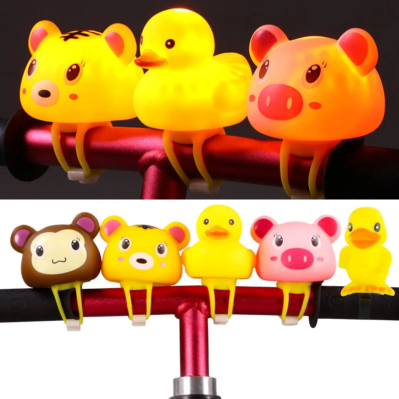 Bicycle Light Bell Cartoon Ani - Bell Handlebar Ring review and price