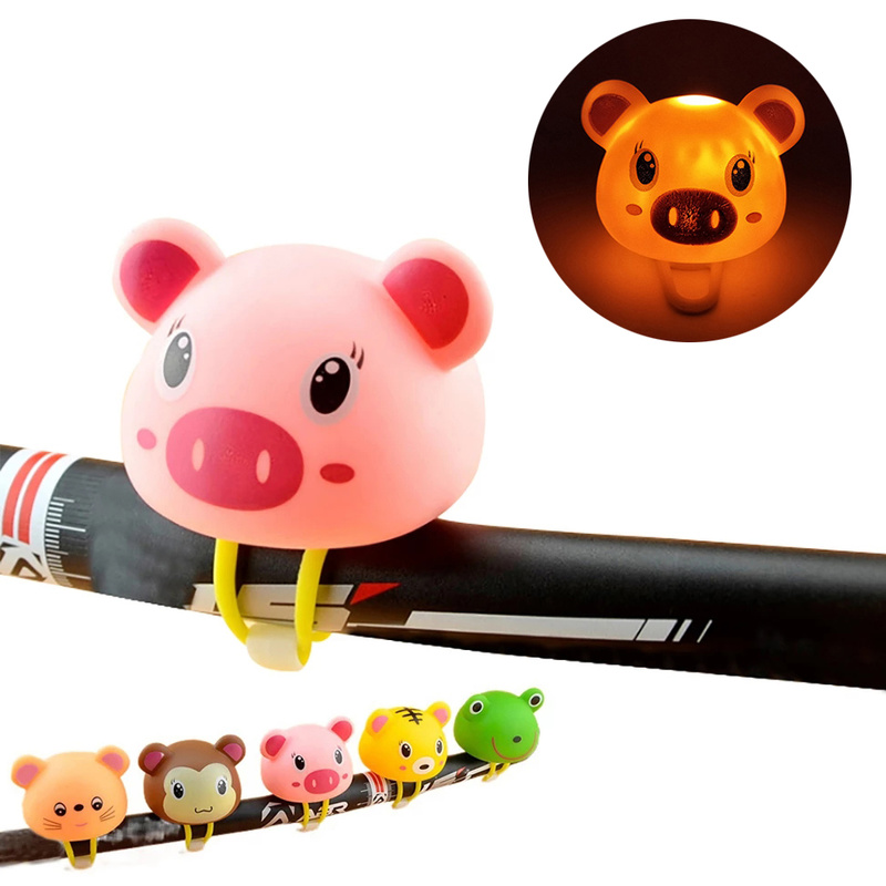 Bicycle Light Bell Cartoon Ani - Bell Handlebar Ring review and price