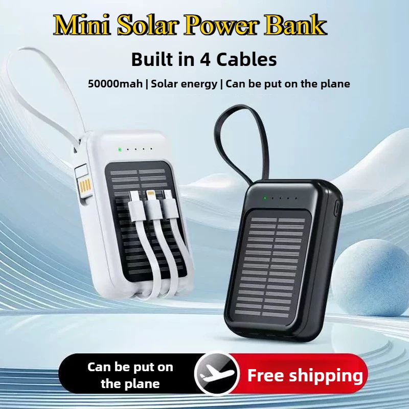 50000mAh Solar Power Bank Supe - Usb Charger Dynamo review and price