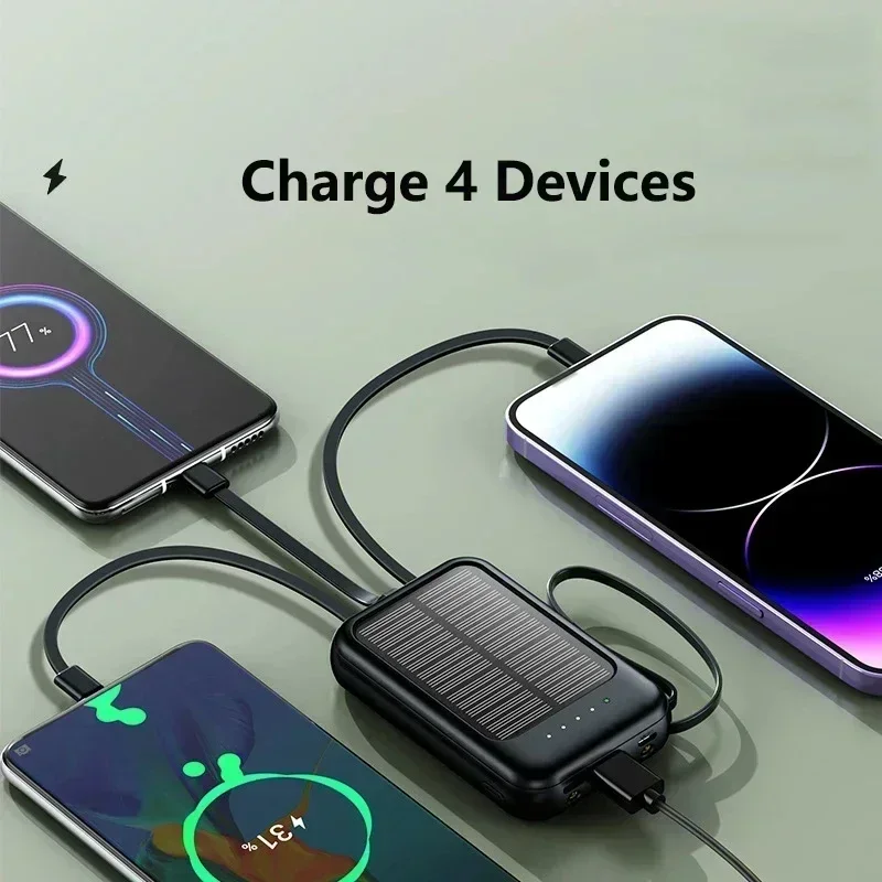 50000mAh Solar Power Bank Supe - Usb Charger Dynamo review and price