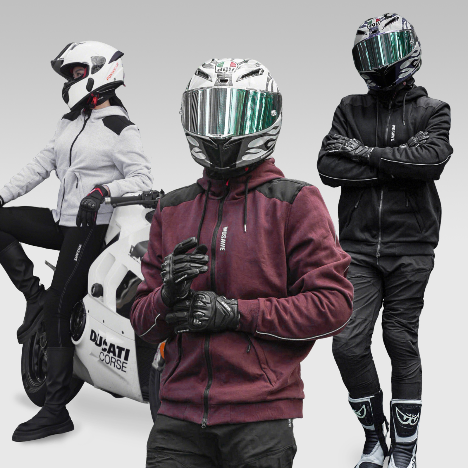 WOSAWE New Motorcycle Jacket W - Cycling Commute Clothes review and price