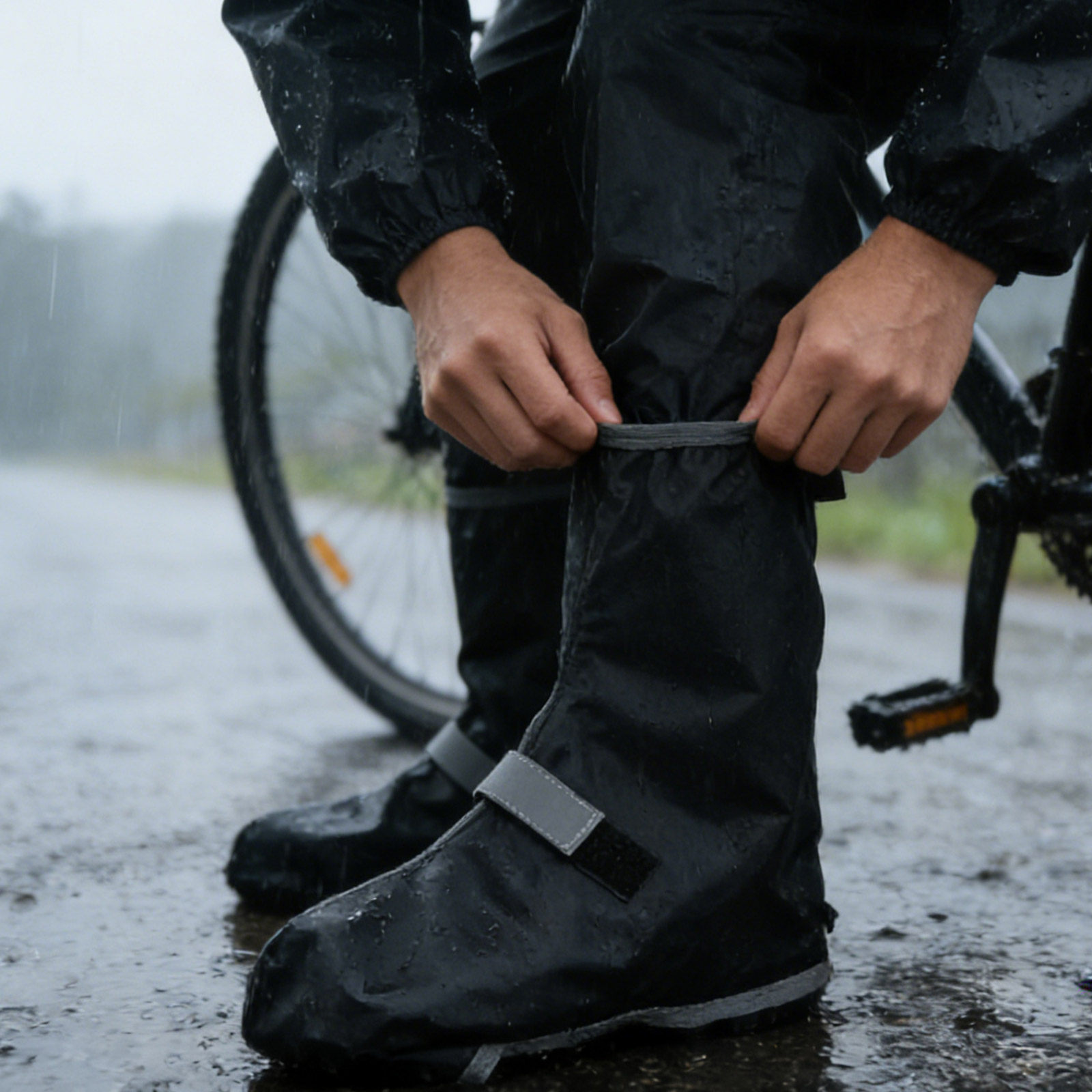 1Pair Waterproof Shoe Covers R - Cycling Commute Shoes review and price